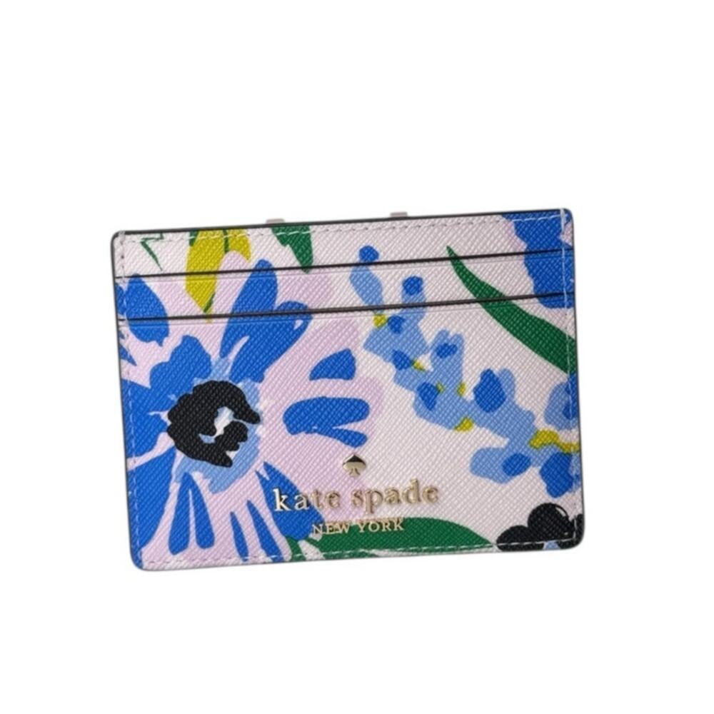 Kate Spade Boxed Madison Floral Small Slim Card Holder - Picture 2 of 10